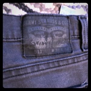 Men’s size 32x32 Levi’s 511 pants dark gray